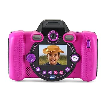 VTech KidiZoom Duo Camera FX Kids Digital Dual Camera, Pink